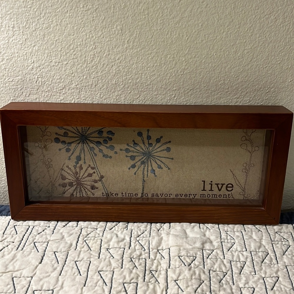Live, take time to‎ savor every moment - window box - Picture 2 of 6